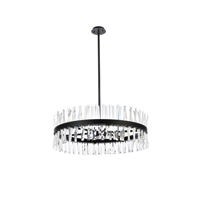 Elegant Lighting Serephina 16 - Light Chandelier in  Black