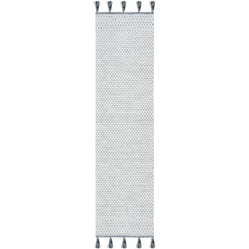 Montauk MTK813 Hand Woven Runner Rug - Ivory/Black - 2'3"x9' - Safavieh.