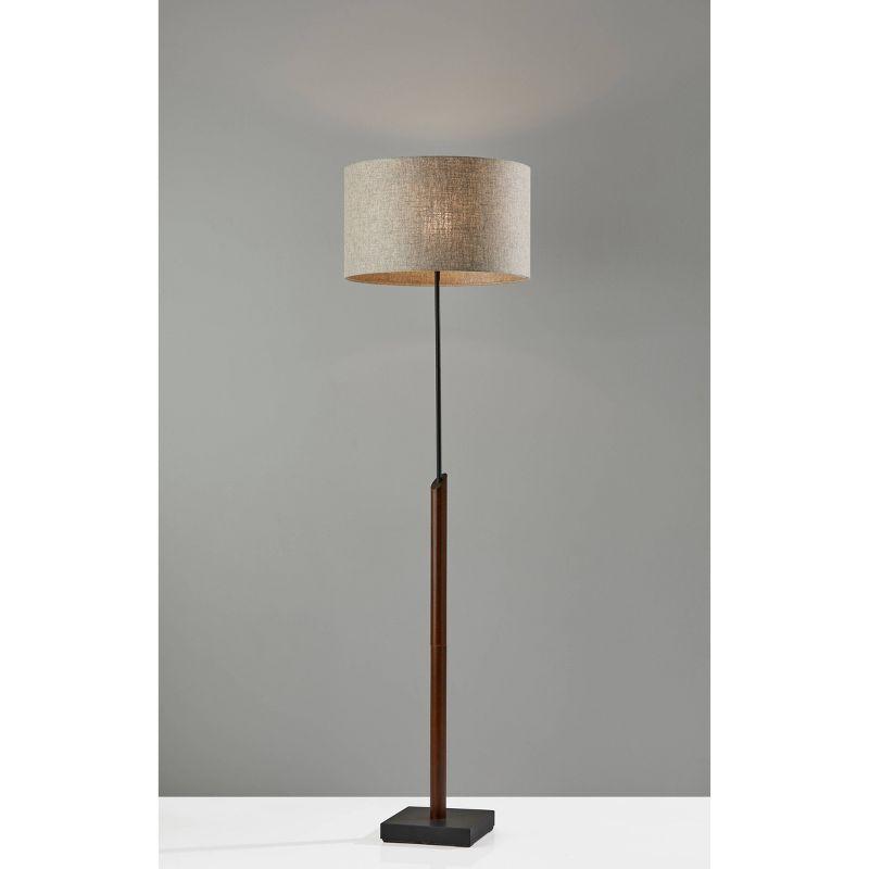 Cornelius Wood Floor Lamp (53")