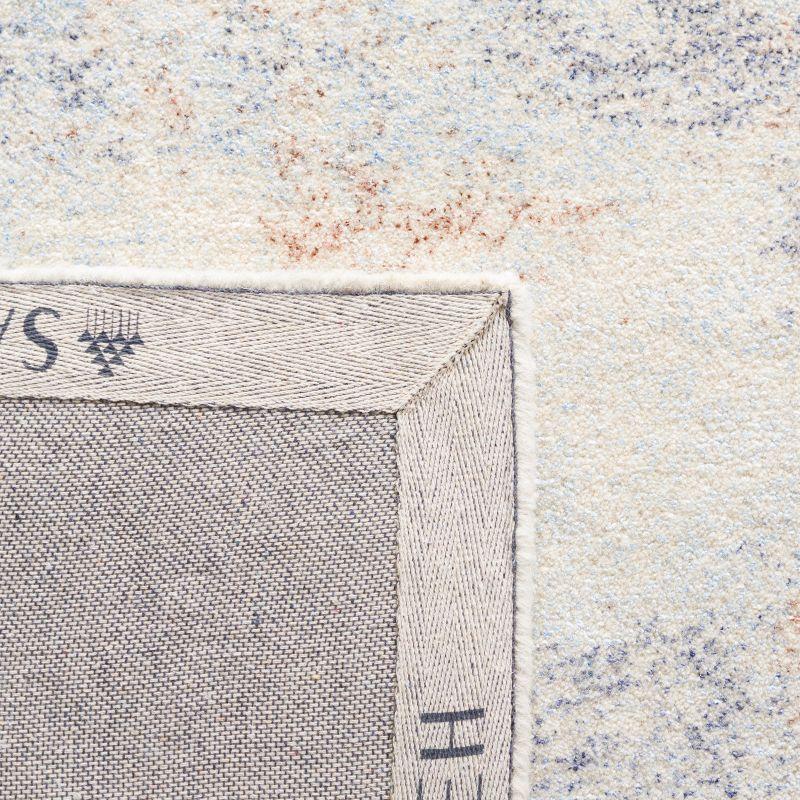 Restoration Vintage RVT113 Hand Tufted Area Rug - Blue/Brown - 8'x10' - Safavieh.