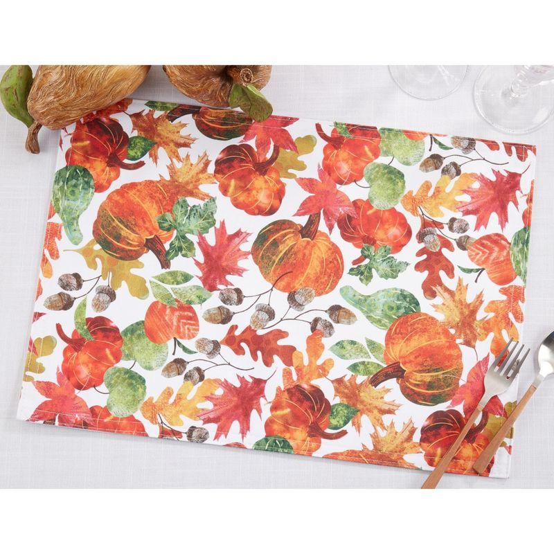 Polyester No Pattern Rectangle Placemat (Set of 4)