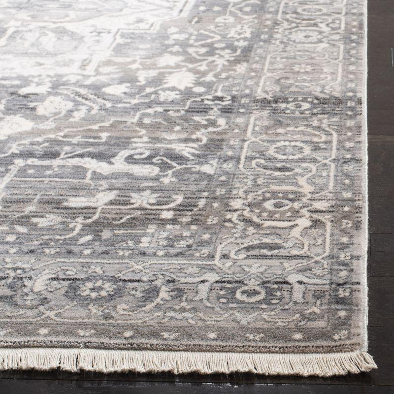 Vintage Persian VTP479 Power Loomed Indoor Area Rug - Grey/Charcoal - 5'x7'6" - Safavieh