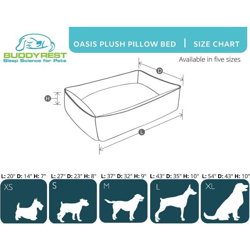 BuddyRest Faux Suede Pet Bed