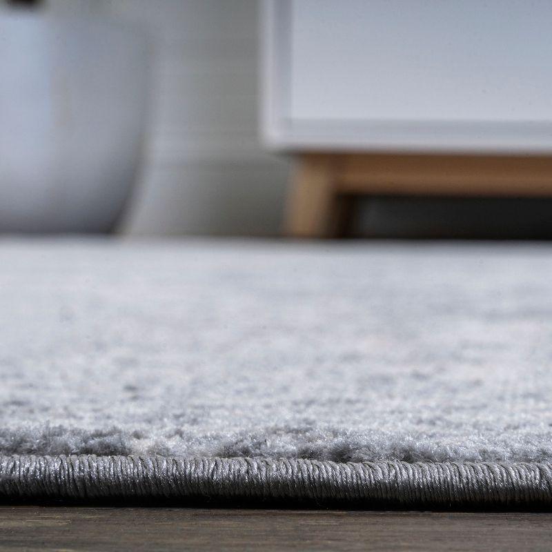 3' X 5' Modern Persian Vintage Medallion Area Rug, Gray/Ivory - JONATHAN Y