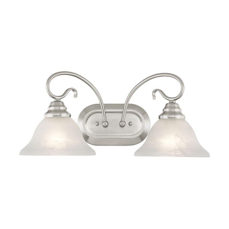 Livex Lighting Coronado 2 - Light Vanity in  Brushed Nickel