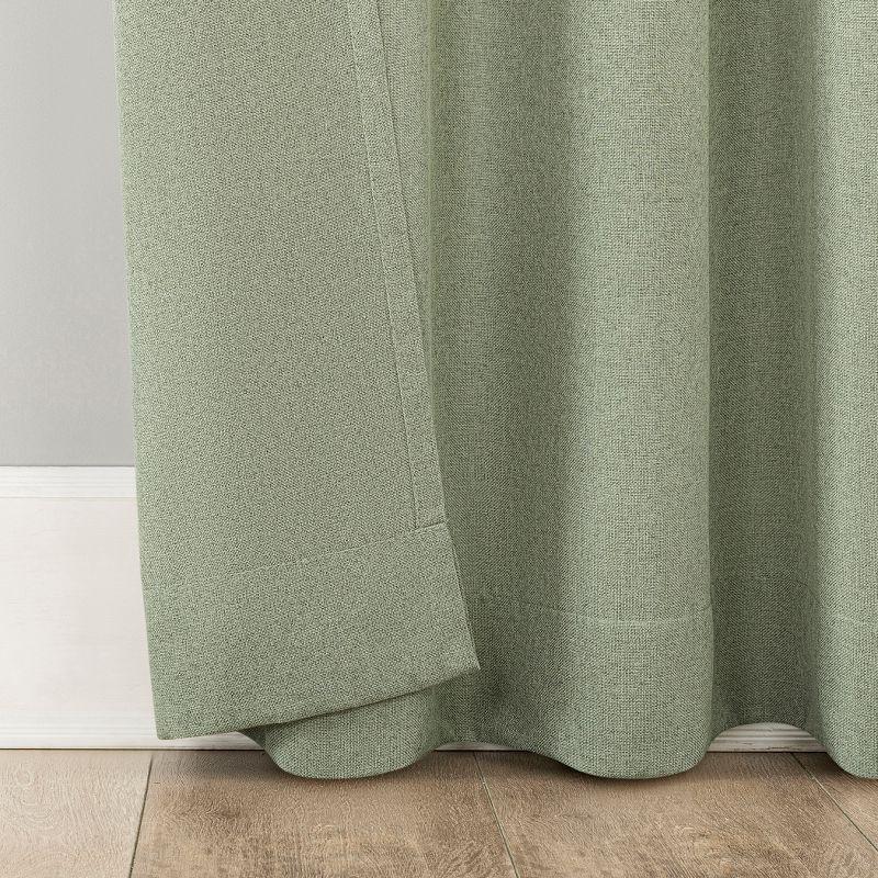 No. 918 Light Filtering Semi-Sheer Hathaway Twist Tab Top Curtain Panel