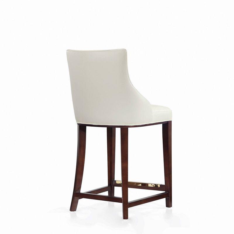 Manhattan Comfort Shubert Modern Leatherette Upholstered Counter Height Barstool