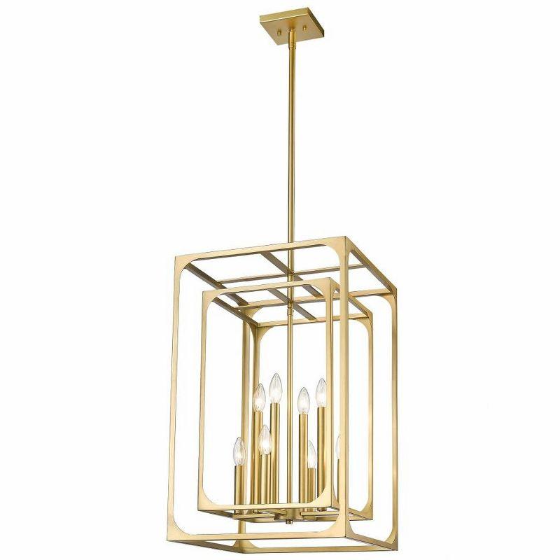 Z-Lite Easton 8 - Light Chandelier in  Rubbed Brass