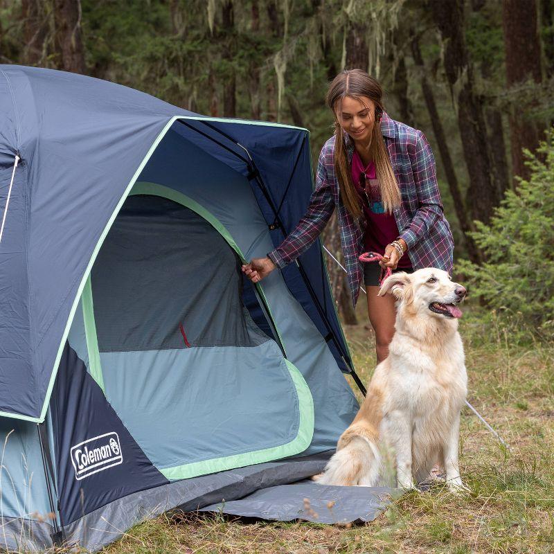 Coleman 8' Skydome 4 Person Family Tent - Blue Nights