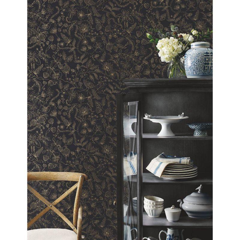 Aviary 20' L x 27" W Peel and Stick Wallpaper Roll