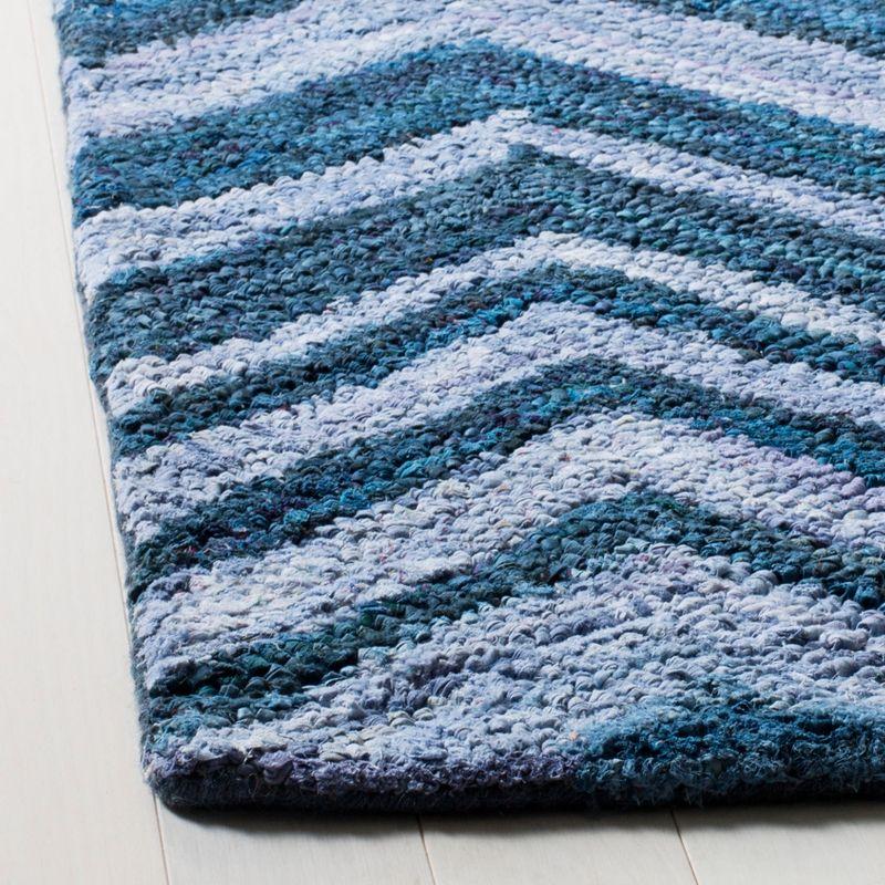 Nantucket NAN145 Hand Tufted Area Rug - Blue/Multi - 6'x6' - Safavieh.