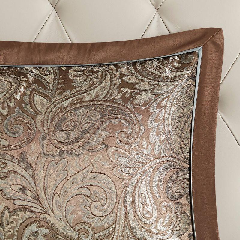 Madison Park Aubrey 12 Piece Comforter Set with Cotton Bed Sheets