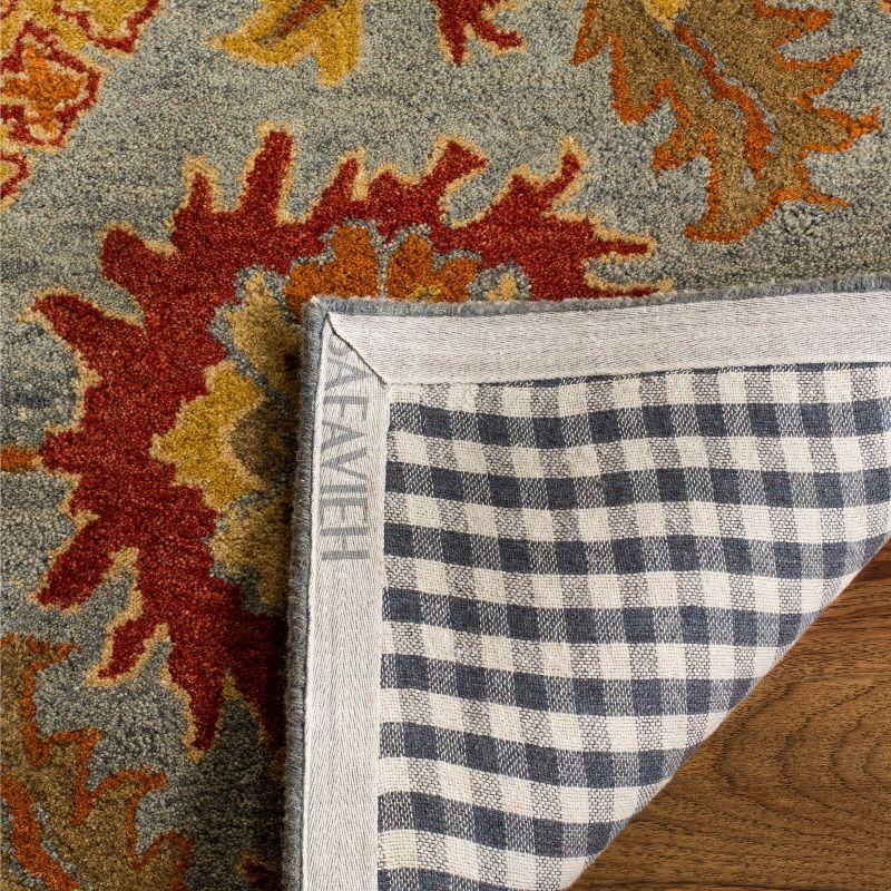 Heritage HG420 Hand Tufted Area Rug - Charcoal/Multi - 3'x5' - Safavieh.