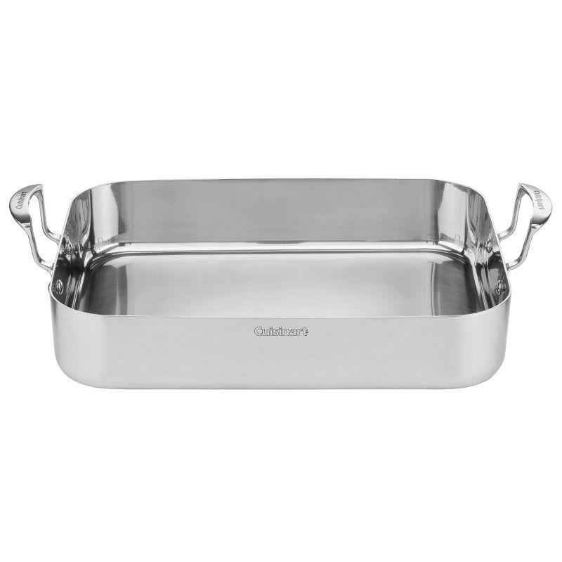 Cuisinart 16" Stainless Steel Tri-Ply Roasting Pan with Rack