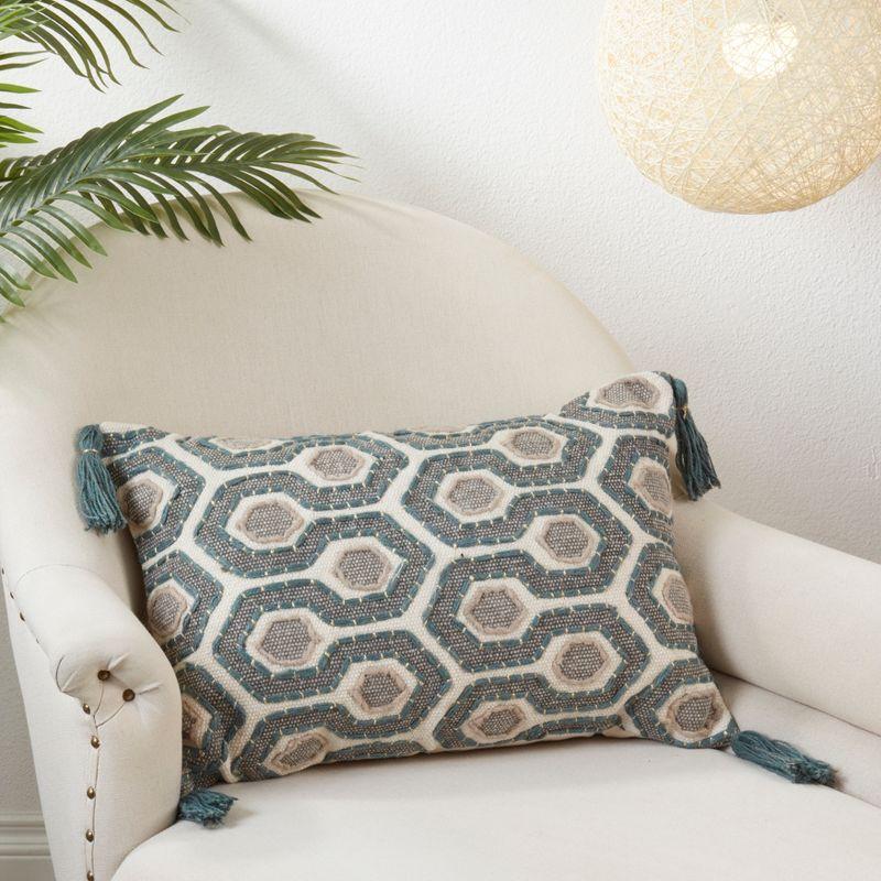 Geometric Cotton Pillow Cover