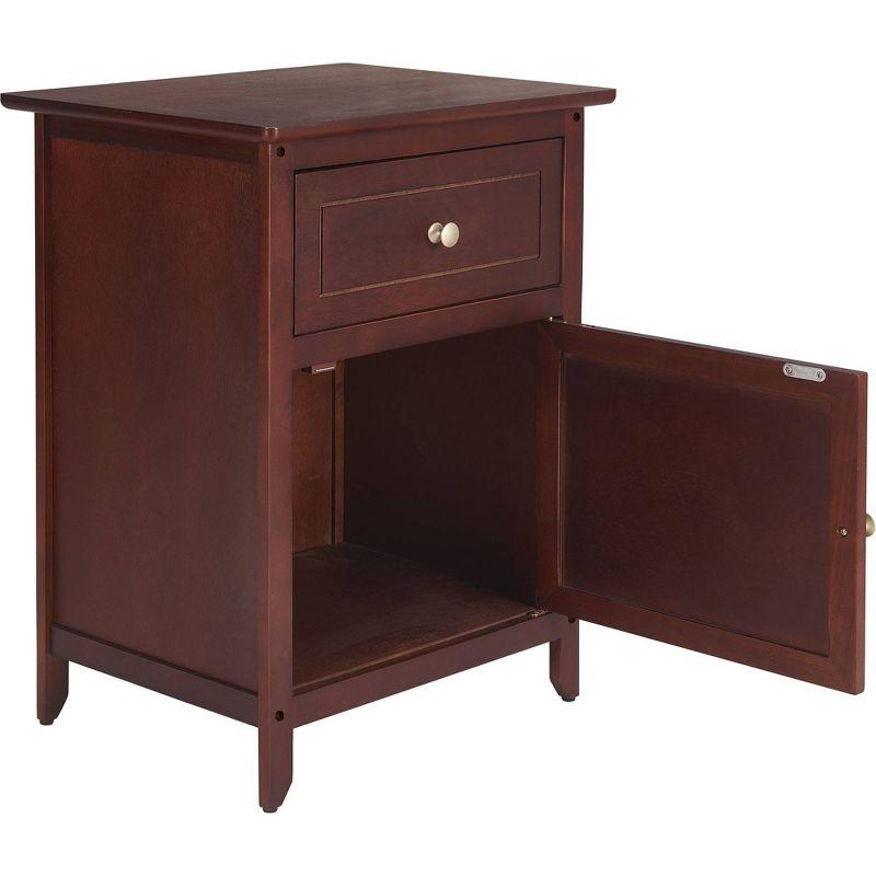 ClickDecor Alcott Side Table with Single Drawer and Storage Cabinet
