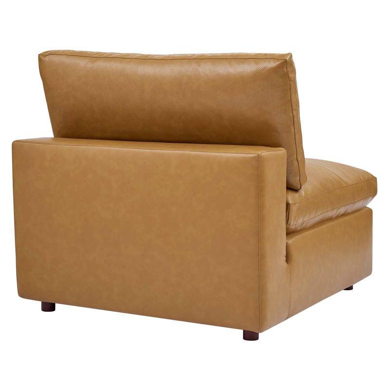 Modway Modway Commix Down Filled Overstuffed Vegan Leather 5-Piece Sectional Sofa