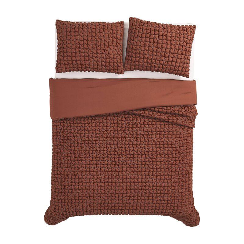 Christian Siriano NY Textured Puff Comforter Set