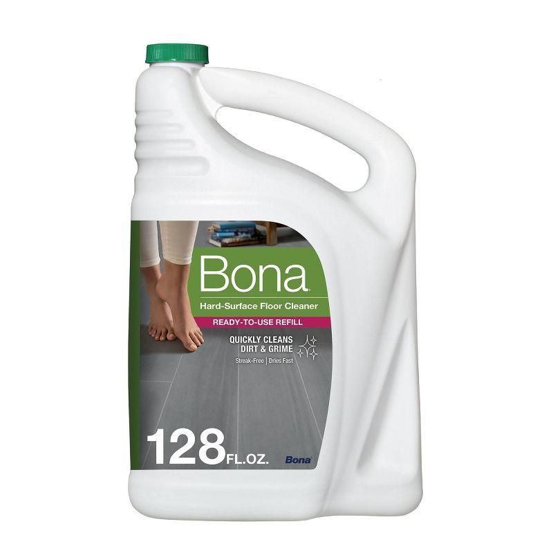 Bona Cleaning Products Multi-Surface Cleaner Spray + Mop All Purpose Floor Cleaner - Unscented - 128 fl oz