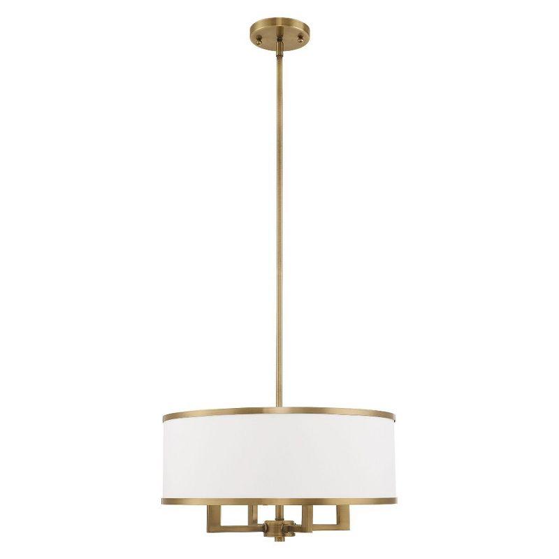 Livex Lighting Park Ridge 4 - Light Chandelier in  Antique Brass