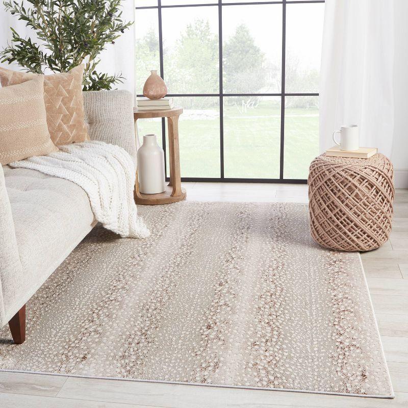 Jaipur Living 5'x7'6" Axis Animal Area Rug Light Gray/Brown
