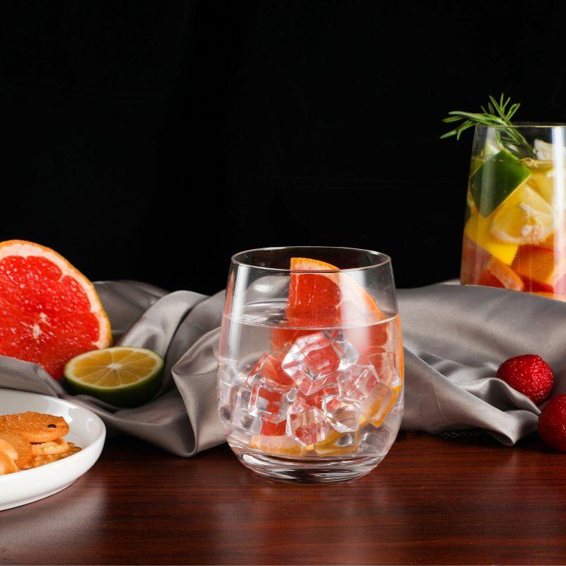 Table 12 15.5-Ounce Beverage Glasses, Lead-Free Crystal, Break Resistant (Set of 6)