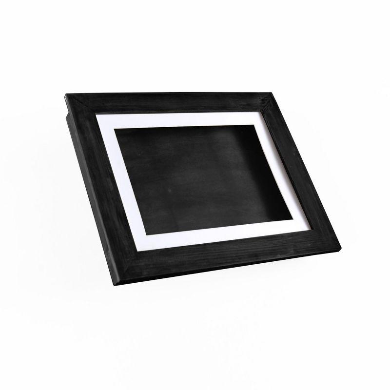The Lakeside Collection Interchangeable Artwork Frame With Storage 5" x 7", 8.5" x 11", 9" x 12" - 9" x 12" Black
