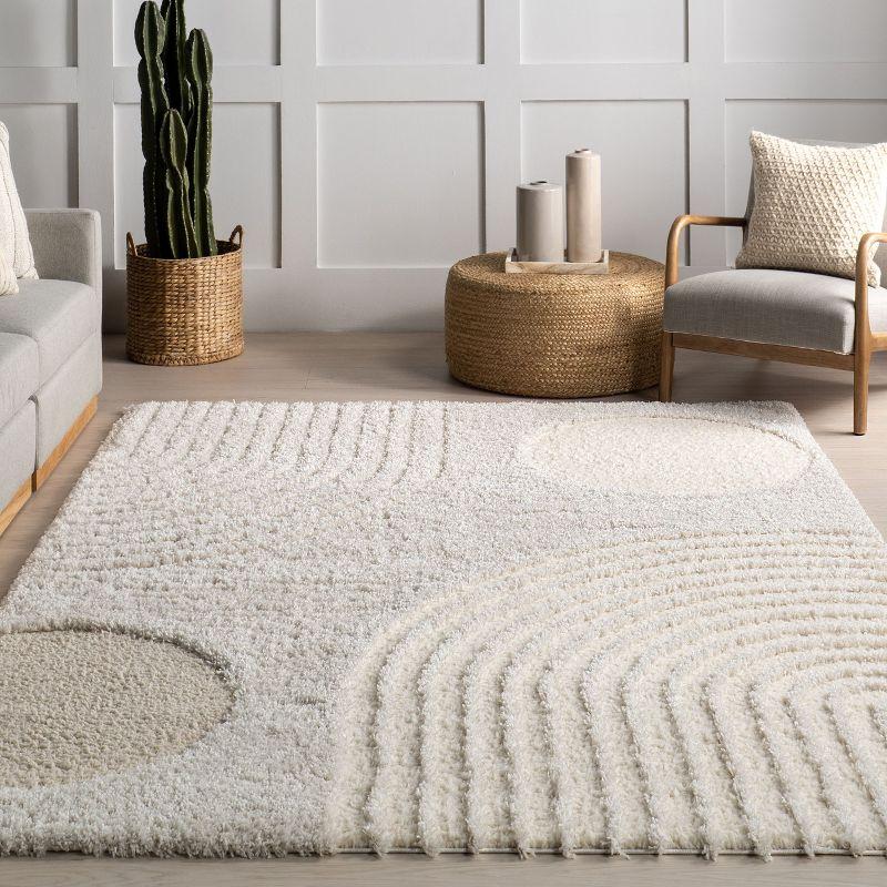 Nuloom Gloria Abstract Shag Indoor Area Rug