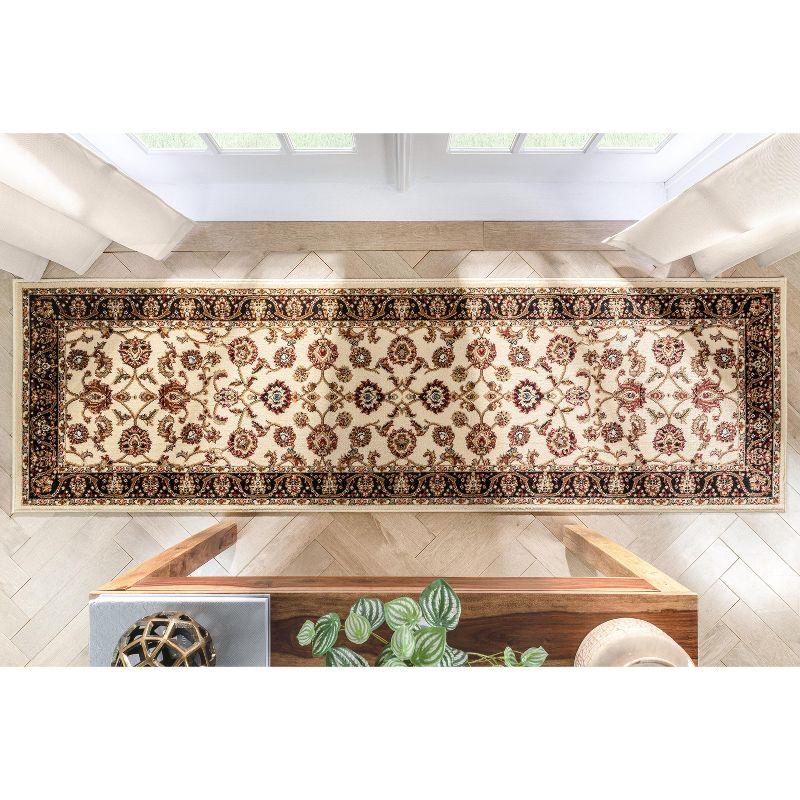 Noble Sarouk Persian Floral Oriental Formal Traditional Area Rug