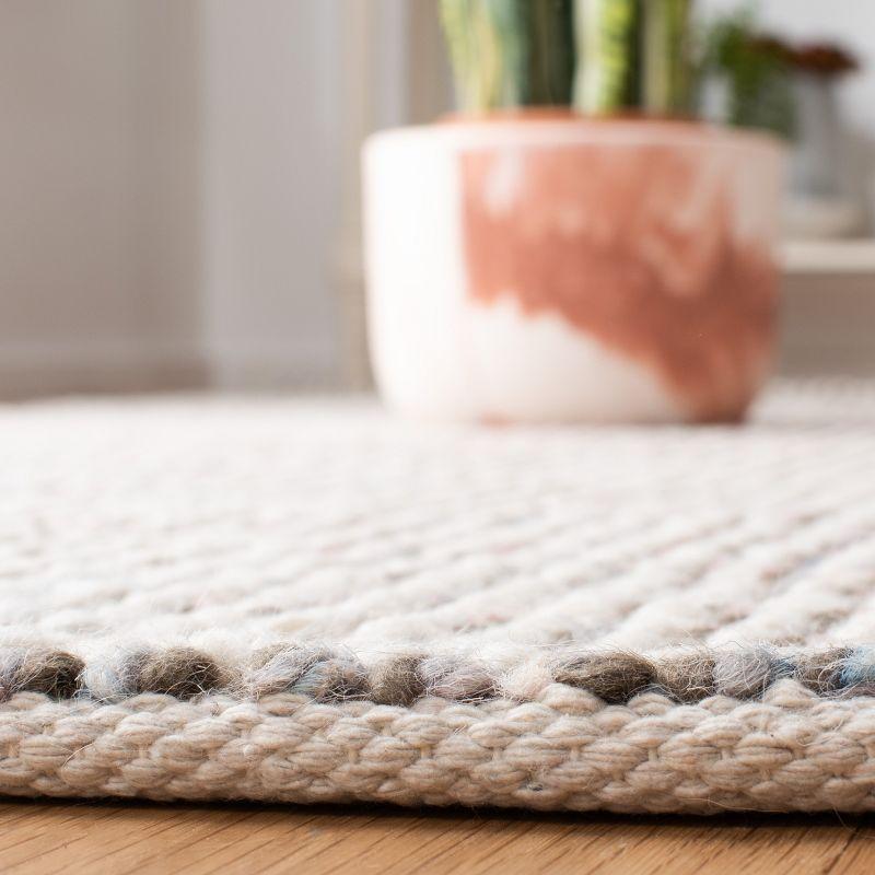 Latitude Run® Vermont Hand Woven Wool Solid Color Rug