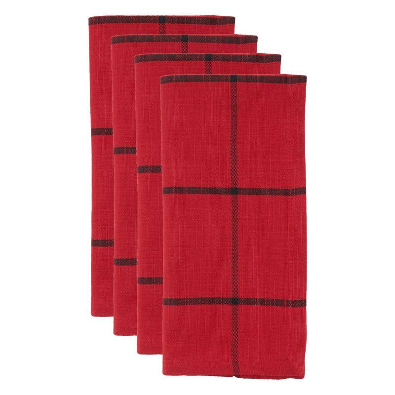 Hester Cotton Plaid Square Napkin (Set of 4)