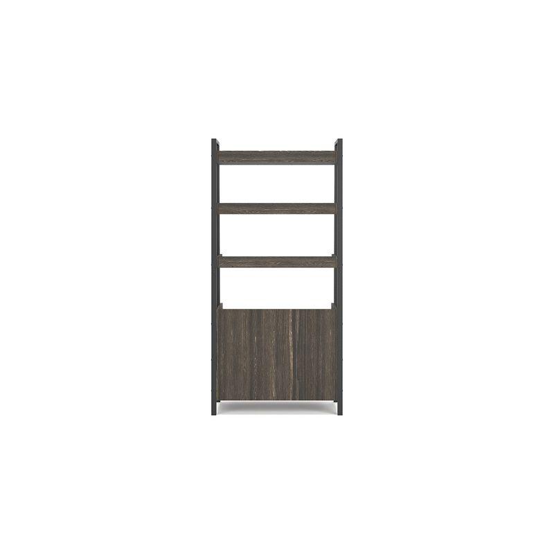 Signature Design by Ashley Contemporary Zendex 72" Bookcase, Dark Brown