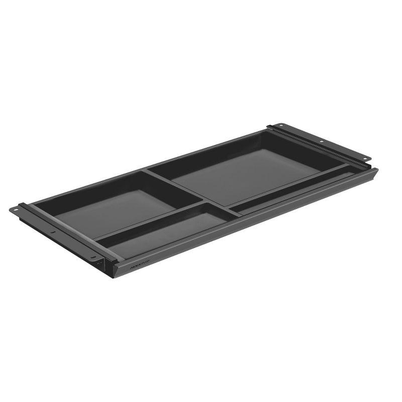 Black Deep Under Desk Storage Drawer Organizer