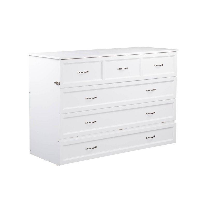 Queen Deerfield Murphy Bed Chest - AFI