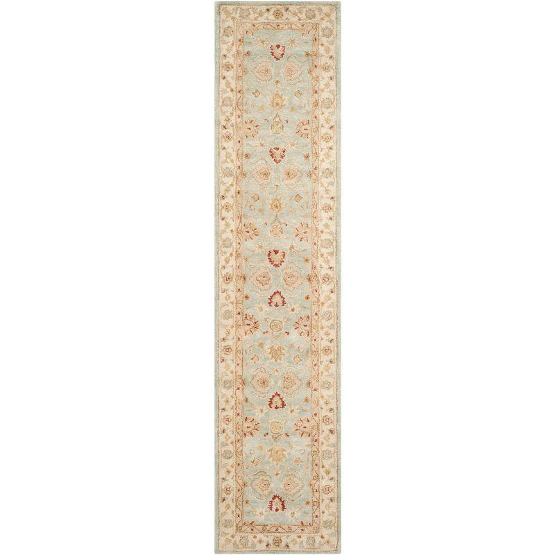 Antiquity AT822 Hand Tufted Runner Rug - Grey Blue/Beige - 2'3"x14' - Safavieh.