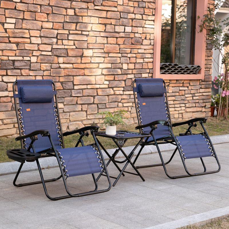 Outsunny Folding Zero Gravity Chair
