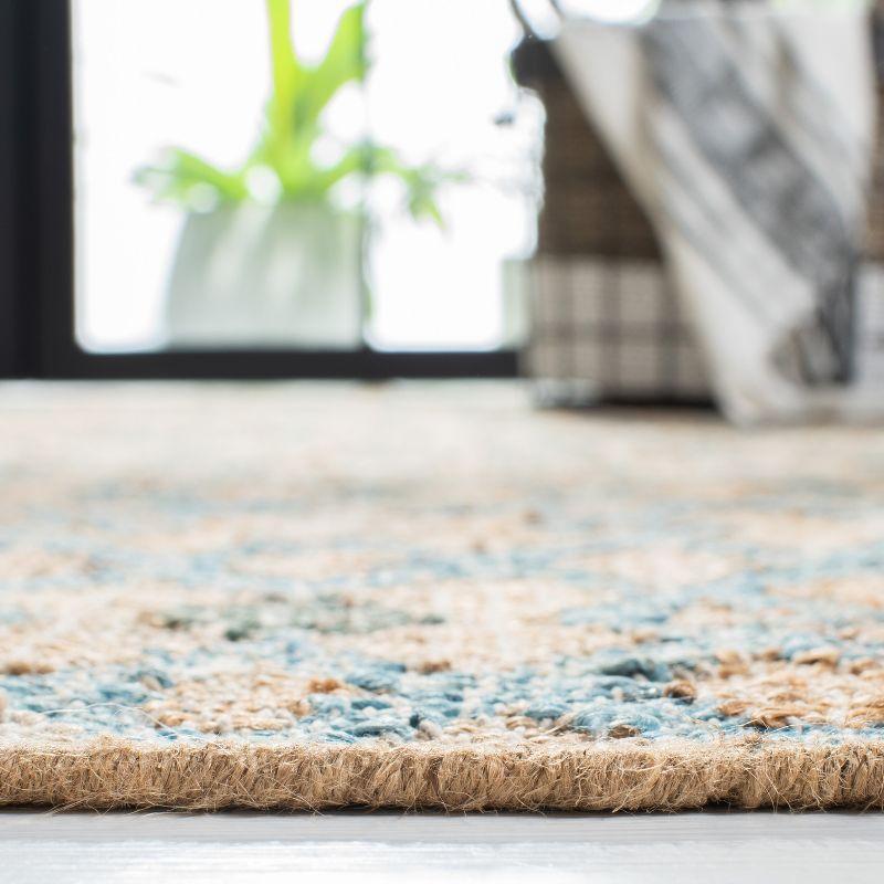 Kilim KLM759 Hand Woven Area Rug - Natural/Blue - 4'x6' - Safavieh.