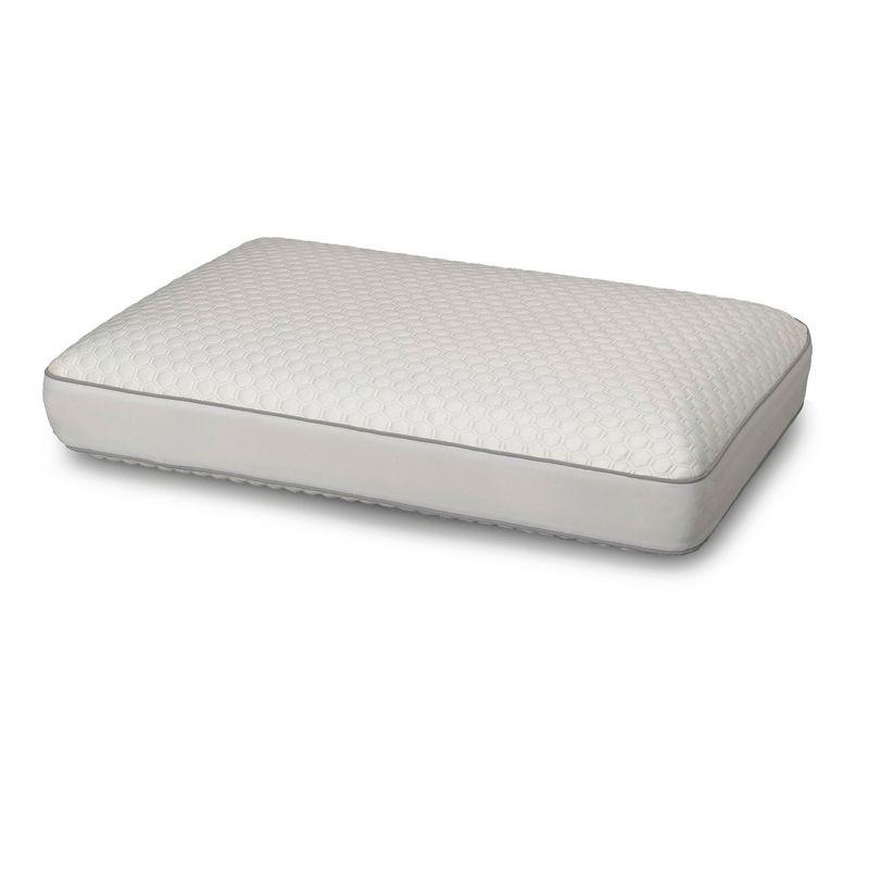 White Cooling Gel Top Memory Foam Pillow