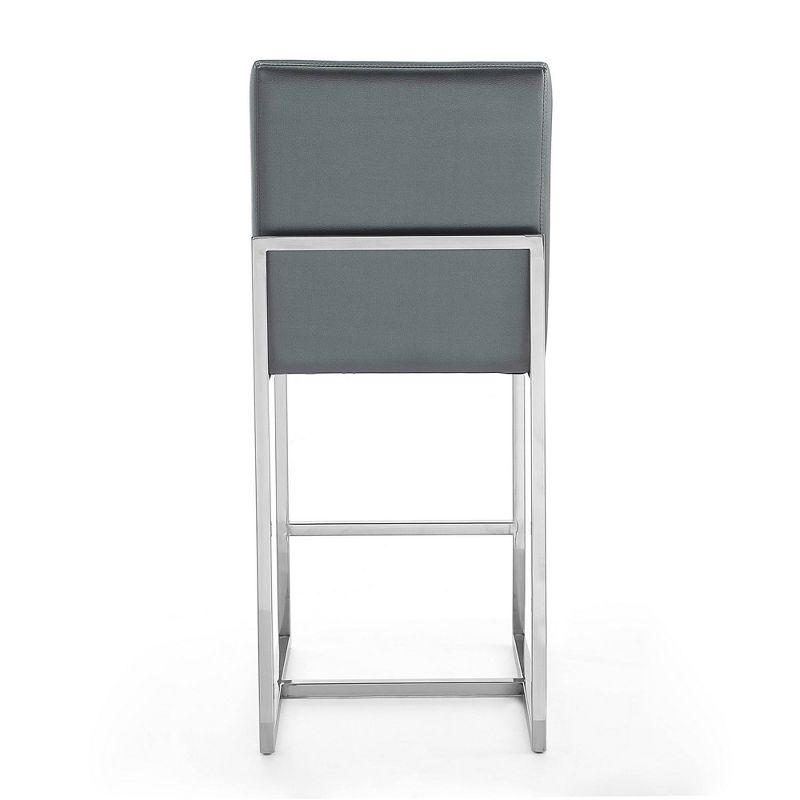 Element Upholstered 24.8'' Counter Stool with Metal Frame