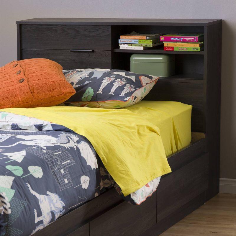 Fynn Twin Bookcase Headboard