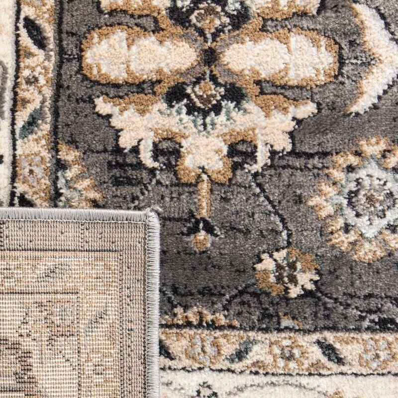 Lyndhurst LNH332 Power Loomed Area Rug - Grey/Cream - 8'x10' - Safavieh.