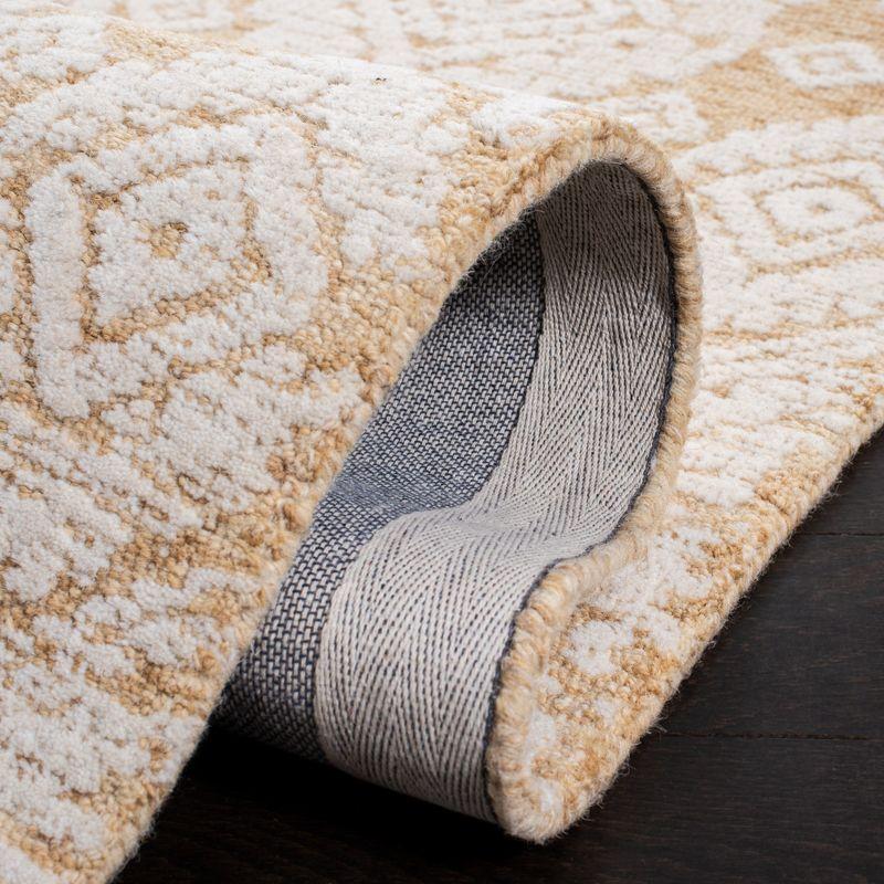 Metro MET987 Hand Tufted Indoor Area Rug - Gold/Ivory - 6'x9' - Safavieh