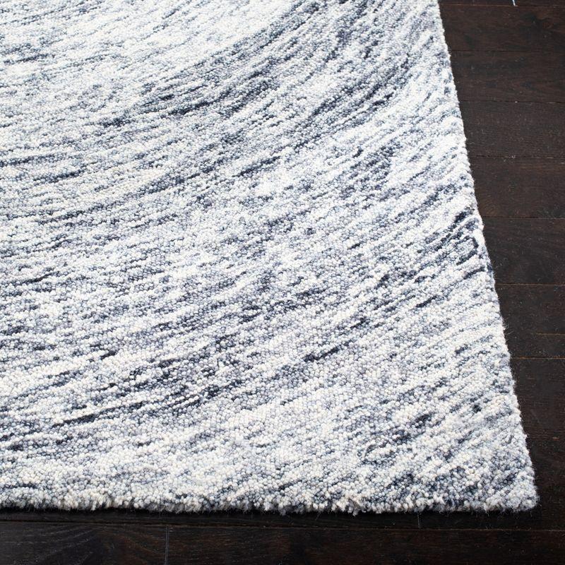 Ikat IKT633 Hand Tufted Area Rug - Silver/Grey - 8'x10' - Safavieh