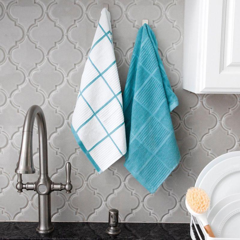 T-fal Solid and Check Dish Cloth