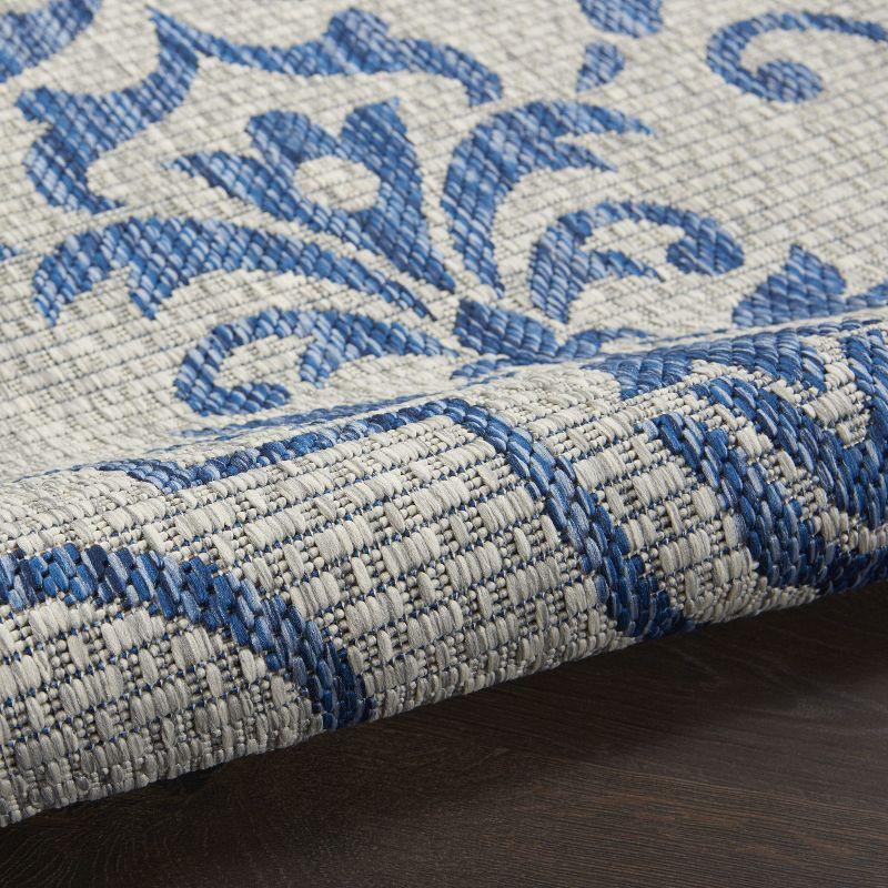 Nourison Garden Party Scroll Indoor/Outdoor Flatweave Area Rug