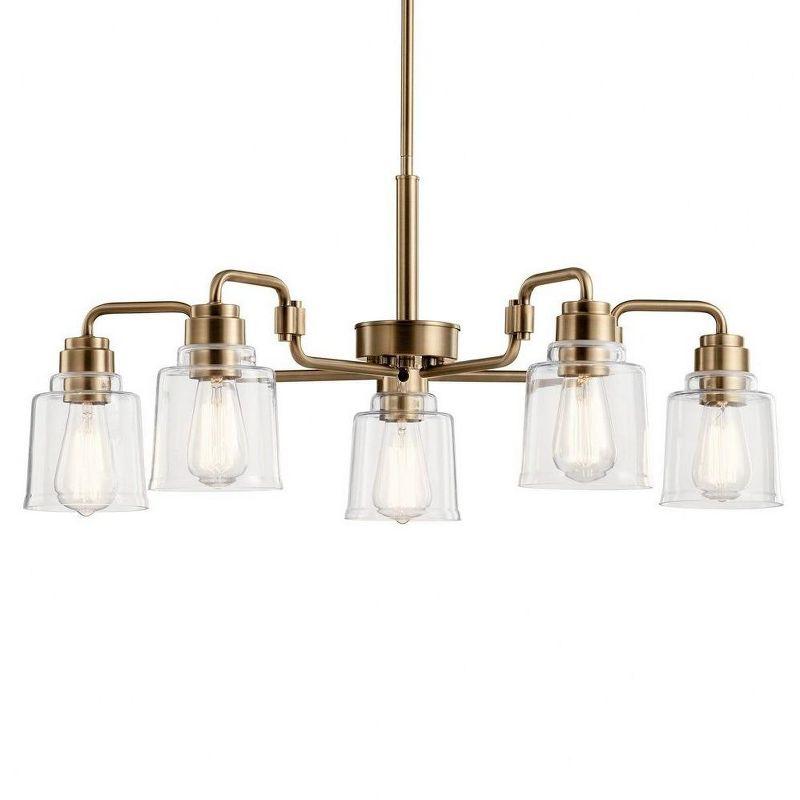 Kichler Lighting Aivian 5 - Light Chandelier in  Weathered Brass