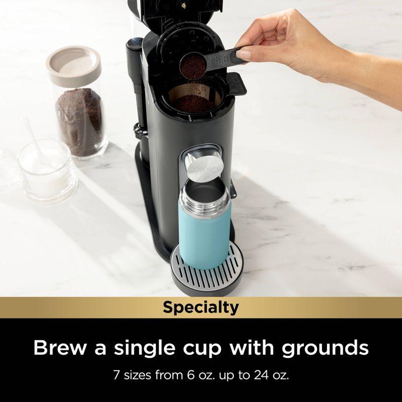 Ninja Pods & Grounds Specialty Single-Serve Coffee Maker with Integrated Milk Frother - PB051: Iced Coffee System, K-Cup Compatible