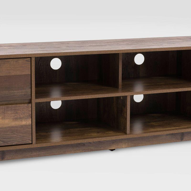 Hollywood Wood Grain TV Stand for TVs up to 85" with Drawers - CorLiving