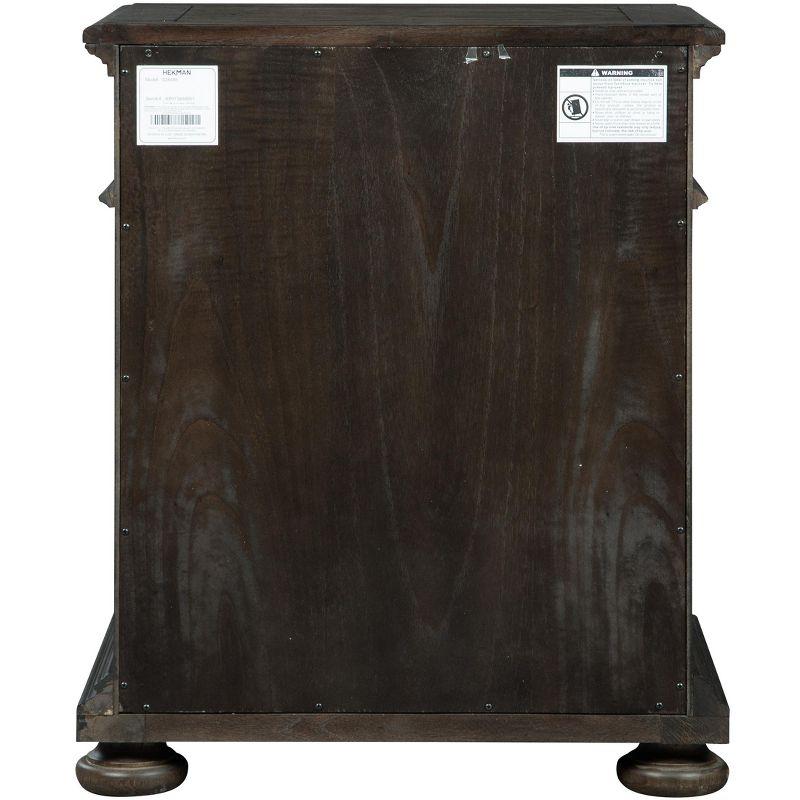 Traditional Brown 2-Drawer Legal Size File Cabinet