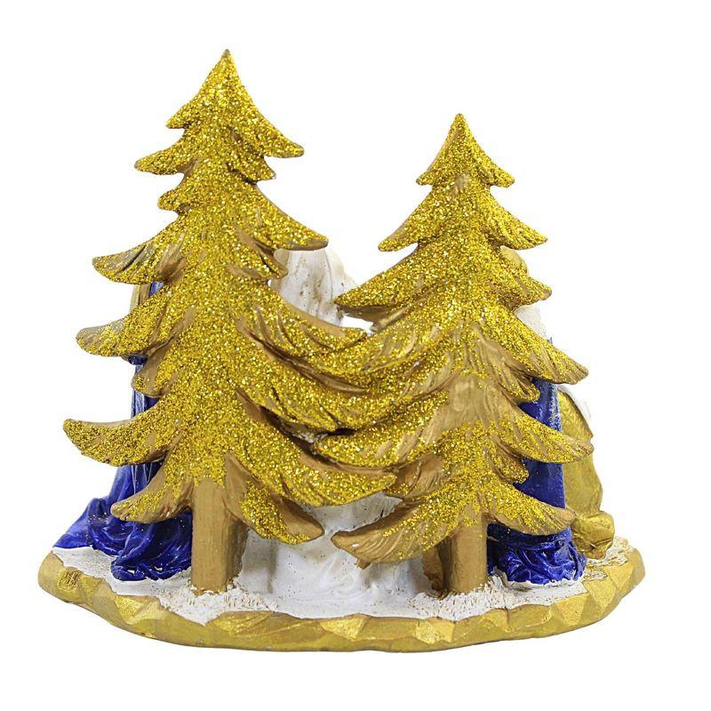 Christmas Nativity Blue Gold Roman, Inc  -  Decorative Figurines
